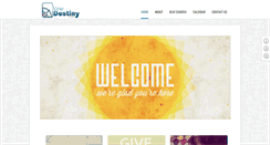 Desktop Screenshot of newdestinychurch.net